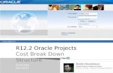 Project Cost Breakdown Structure Now Available in Oracle R12