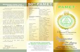 50th PAMET Convention Invites