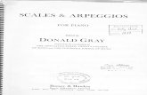 Donald Gray - Scales & Arpegios for Piano