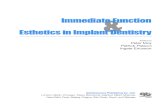 Immediate Function and Esthetics in Implant Dentistry
