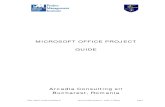 Microsoft Office Project GUIDE - Arcadia Consulting