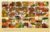 Chapter 3 - Managing the Cost of Food