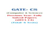 GATE-CS-Final  2011 - 2014