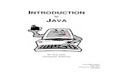 Intro Java for first year Computer Science