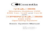 Essentia Wifless ESS 1xx, 1xxS & 1xx-D (HW All) Basic System Manual - OpenWifless ESS CPE Ver 1.20 - 20090623.pdf