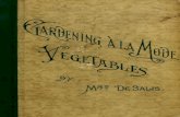 Mrs. Harriet Anne de Salis - Gardening à La Mode: Vegetables