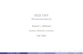 Microeconometrics Lecture Notes