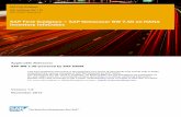 SAP First Guidance – SAP Netweaver BW 7.30 on HANA Inventory InfoCubes