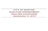 2014 Boston Polling Stations