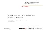 COMMAND LINE INTERFACE USER GUIDE