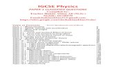 IGCSE Physics Paper 1 Classified