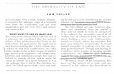 The Morality of Law
