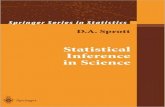 Statistical Inference in Science SPROTT