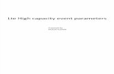 Lte High Capacity Event Parameters