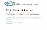 Advocacy Strategy Manual