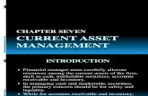 Chapter 7 - Current Asset Management