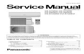 Panasonic CS-A7GKD CS-A9GKD CS-A12GKD Series Service Manual Repair Guide