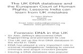 UK DNA Database Lessons