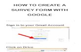 Google Survey Form Tutorial