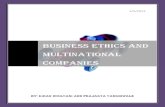 Business Ethics and Mnc
