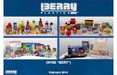 Berry Plastics Group Investor Presentation 2014 - February