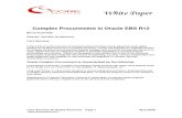 Oracle R12 Complex Procurement