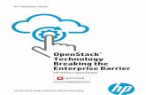 HP OpenStack Technology Breaking the Enterprise Barrier
