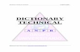 Diccionario Tecnico Ingles-Ingles