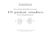 1066 19 Guitar Studies for Beginners- Sveinn Eythorsson