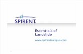 Essentials of LandslidE