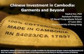 Chinese Investment in Cambodia: Garments and Beyond