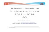 Chemistry Handbook 2012 -2013
