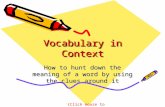 Vocabulary in Context (1)
