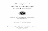 Principles of Naval Architecture Volume II Resistance, Propulsion and Vibration