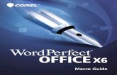 Corel WordPerfect Office X6 Macro Guide