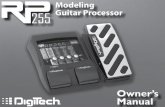 Digitech RP255 Manual