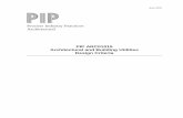PIP ARC01015(Architechtural & Building Utilities Design Criteria)