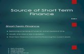 Source of Short Term Finance
