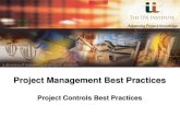 IPA Institute Project Controls Best Practices Webinar