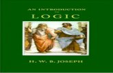 Horace William Brindley Joseph, An Introduction to Logic