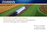 Track and Trace Delivered by SAP Transportation Management and Event Management Integration