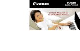 Canon PIXMA printer brochure