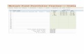 Mutual Fund Portfolio Tracker Using MS Excel