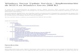 Implementacion Windows Server Update Services