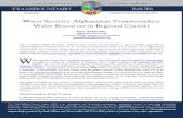 Water Security: Afghanistan Transboundary Water Resources in Regional Context