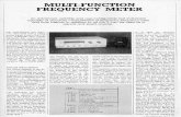 Multi-Function Frequency Meter - Elektor Jan 1988