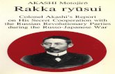 Akashi Motojirō, Rakka ryusui: Colonel Akashi's Report on His Secret Cooperation with the Russian Revolutionary Parties during the Russo-Japanese War