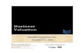 Sample Business Valuation - BAG