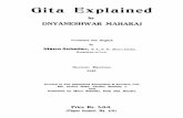 Gita Explained by Jnaneshwar Maharaj English Translation Manu Subedar