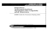ASME B31.4-12 Pipeline Transportation Systems for Liquid and Slurries